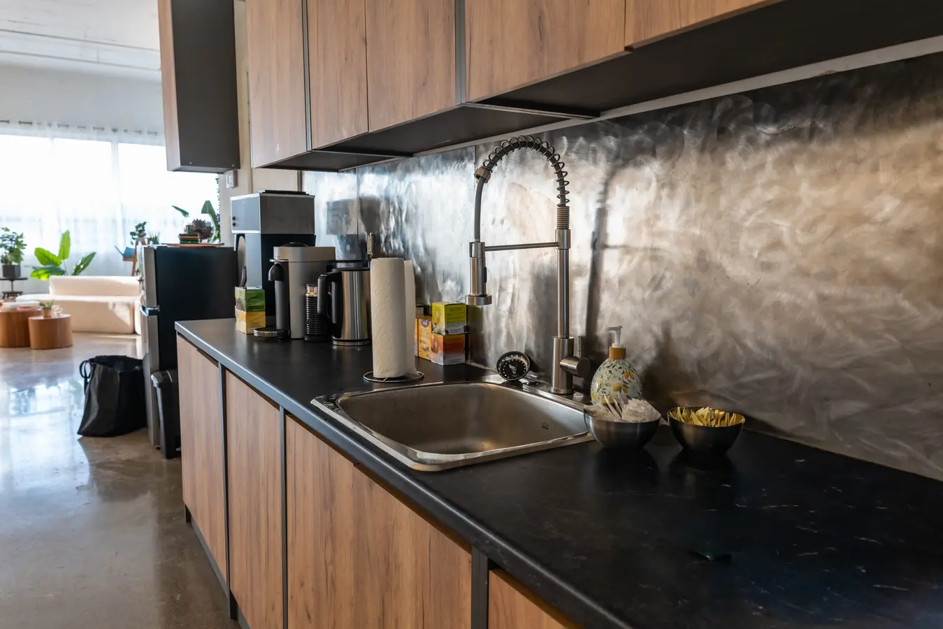 Kitchenette counter