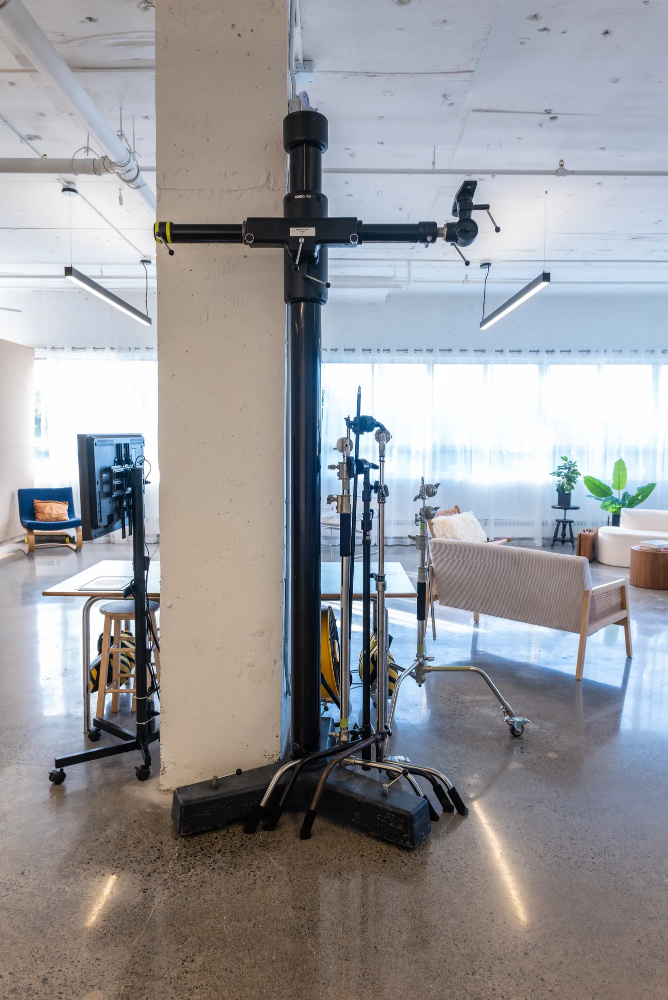 C-stands et grip du studio
